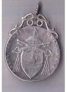 1829 - Scudo Ag.Antica moneta  Stato Pontificio appiccagnolo d'epoca